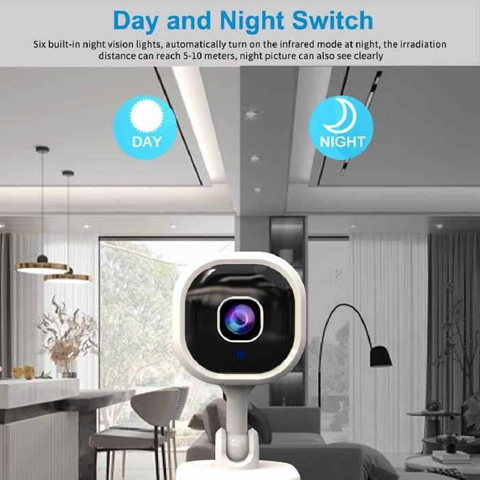 1080P HD Mini Camera Security IP CCTV Wireless WiFi Home Indoor Night Vision Cam - The Peppermint Room
