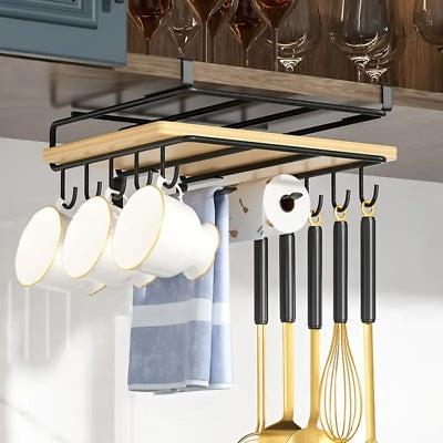 Under Shelf Storage Rack – Hanging Kitchen Organizer