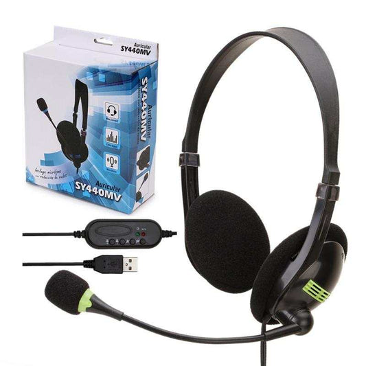 Office computer headset - The Peppermint Room