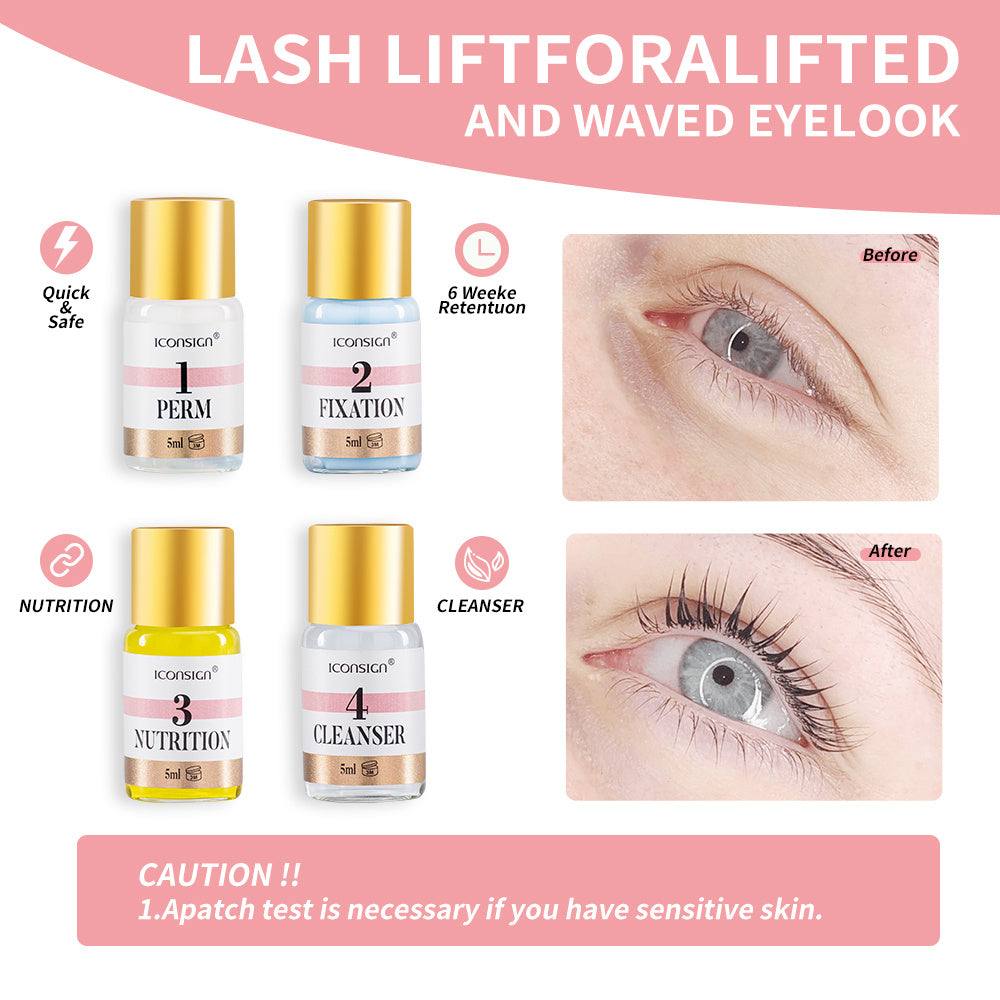 ICONSIGN Lash Lift EyeLash Eyebrow Dye Tint Kit Lashes Perm Set Brow Lamination Makeup Tools - The Peppermint Room