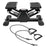 Mini Stepper Stair Stepper With Resistance Bands Quiet Workout Stepper With Digital Timer Max 330.7LBS Load For Home - The Peppermint Room