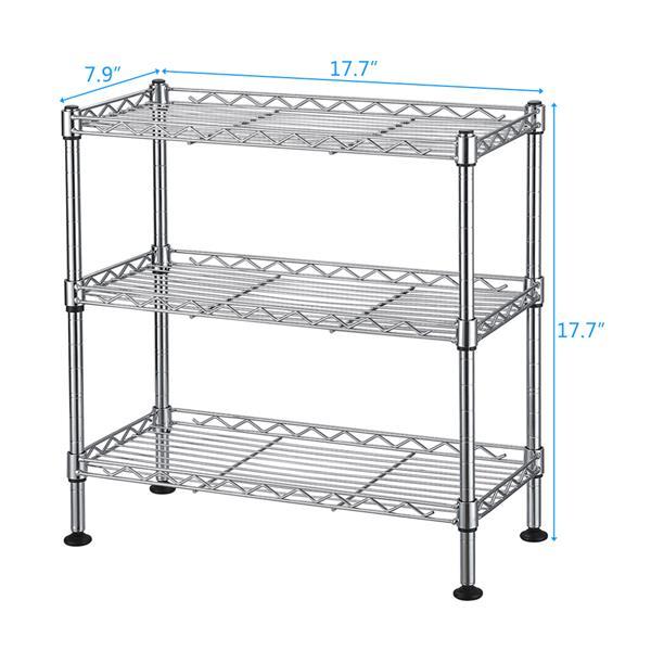 Three Story Kitchen Mini Home Shelf 450x200xH450mm - The Peppermint Room