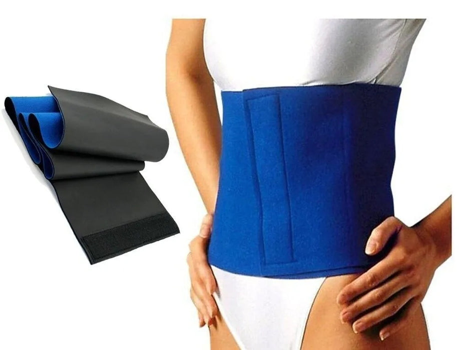 Waist Trimmer Belt Sweat Band Wrap Ab Stomach Weight Loss Fat Burner Slimming - The Peppermint Room