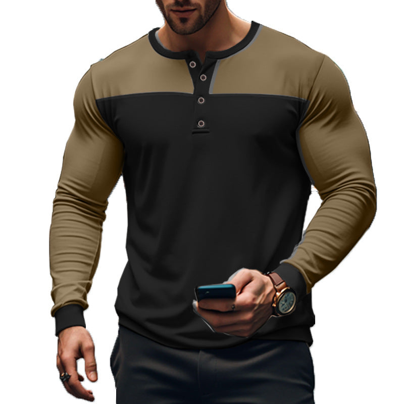American Slim Fit Commute Henley Shirt - The Peppermint Room