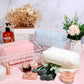Plush Makeup Bag Checkered Cosmetic Bag Cosmetic Travel Bag Large Zipper Travel Toiletry Bag Portable Multi Functional Capacity Bag Cute Makeup Brushes Storage Bag For Women - The Peppermint Room