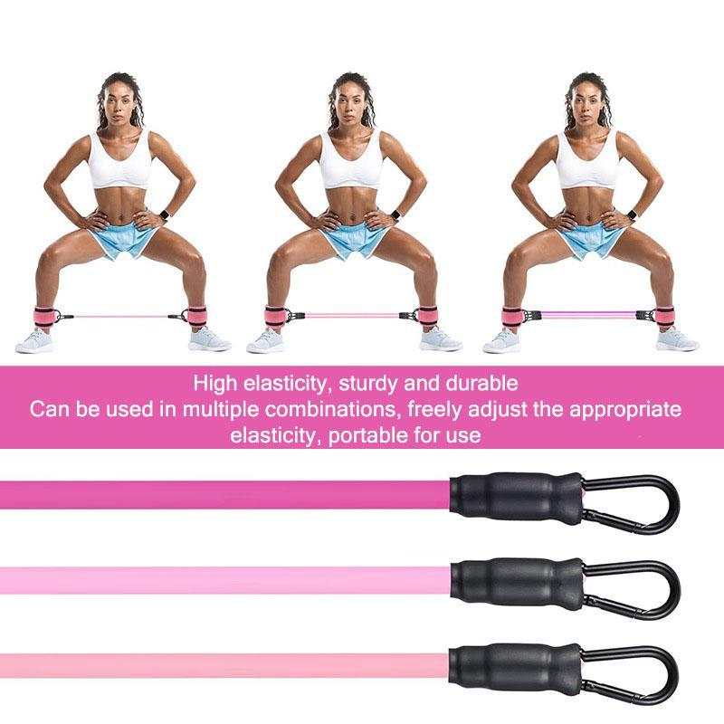 Ankle Resistance Bands With Straps Women's Home Hip Ankle Exercise Fitness Equipment - The Peppermint Room