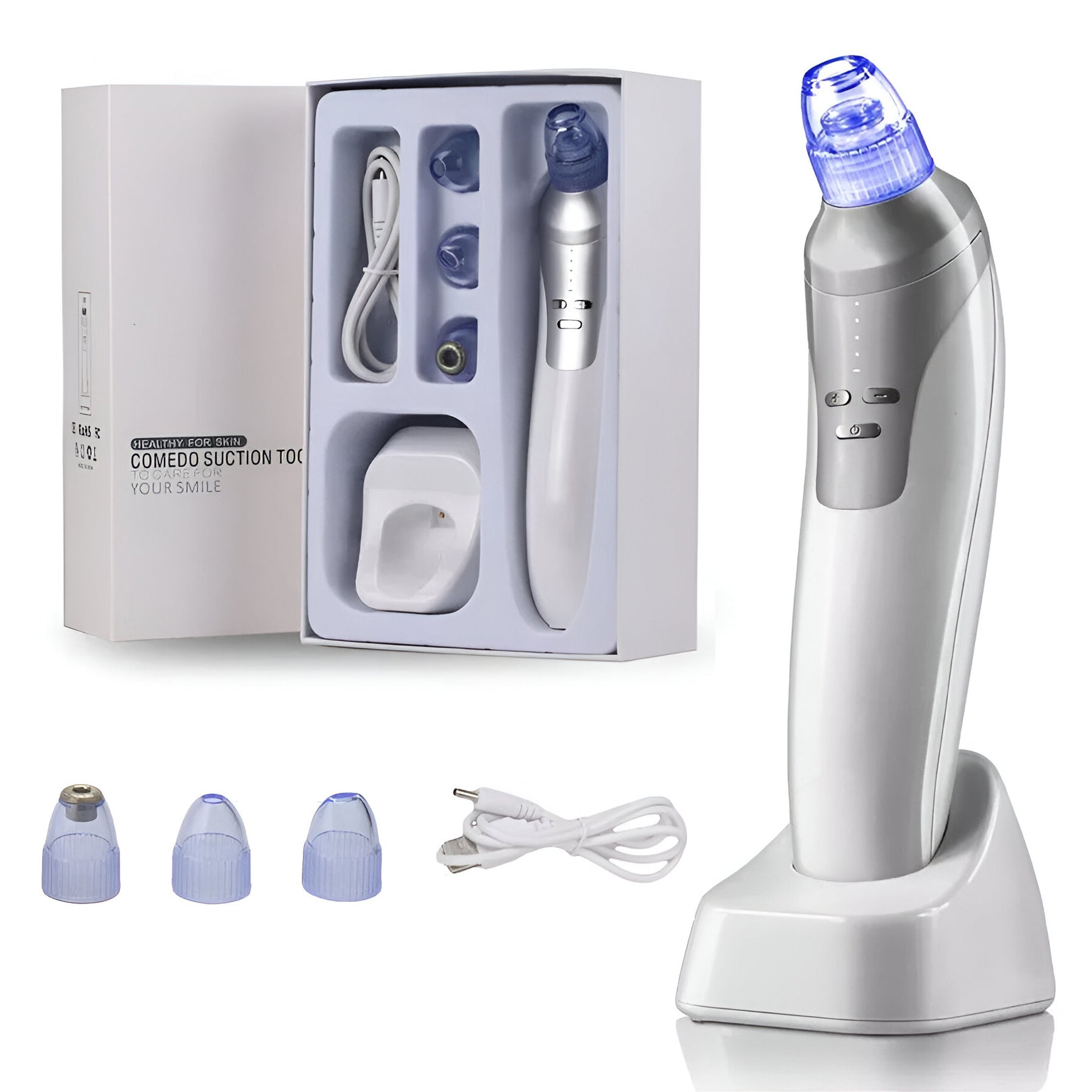 Blackhead Suction Instrument, Electric Blackhead Suction Artifact, Blackhead Removal Instrument, Home Use Beauty Instrument For Sucking Blackheads And Acne - The Peppermint Room