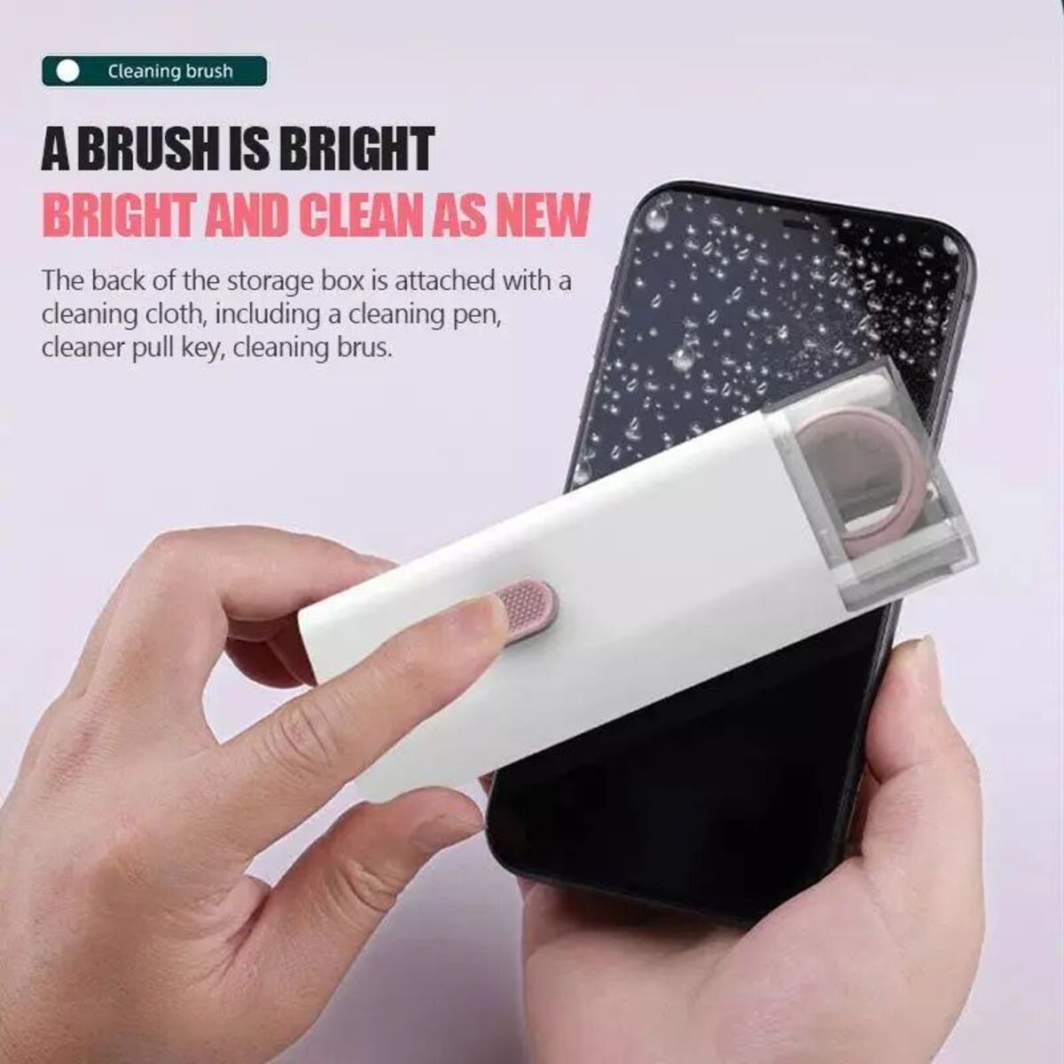 7 In 1 Computer Keyboard Cleaner Brush Kit Earphone Cleaning Pen For Headset Keyboard Cleaning Tools Cleaner Keycap Puller Kit - The Peppermint Room