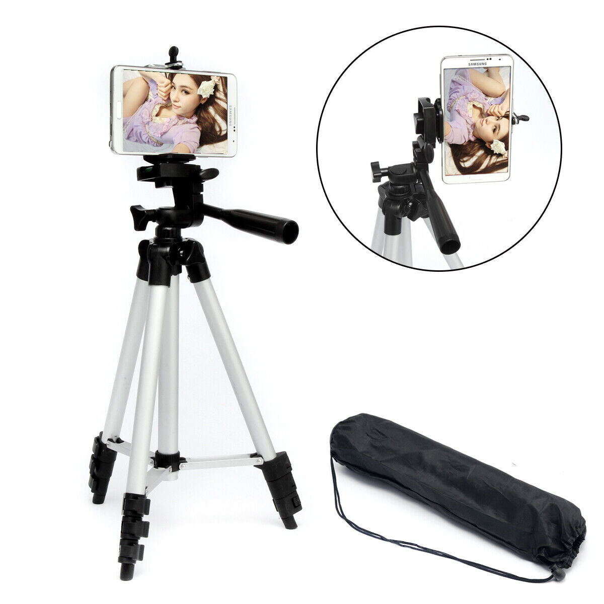 Professional Camera Tripod Stand Holder Mount For Cell Phone, Portable Tripod, Mobile Phone Live Stream Holder, Camera Tripod - The Peppermint Room