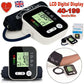Digital monitor with large LED display, adjustable cuff, one-button operation, and portable design for home use