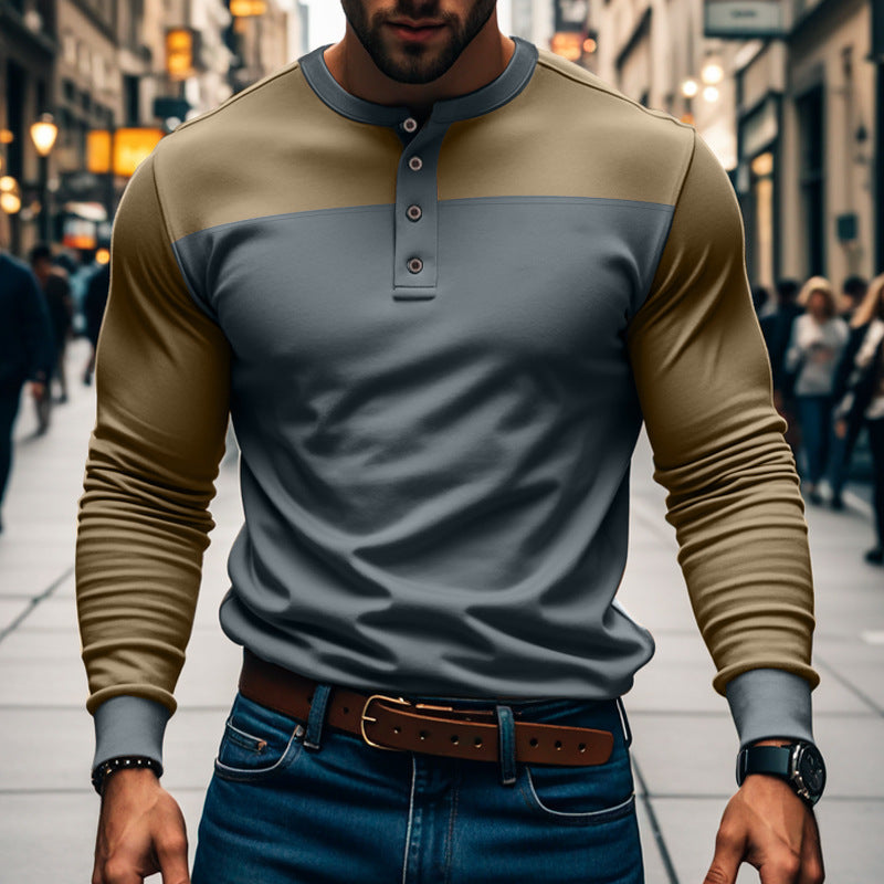 American Slim Fit Commute Henley Shirt - The Peppermint Room