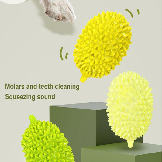 Dog Toys Durian Chew Glue Ball Pet Chewing Toys Dog Tooth Grinding Stick Very Resistant To Biting Teeth Cleaning Balls Puppy Dog Pet Safety Chew Toys - The Peppermint Room