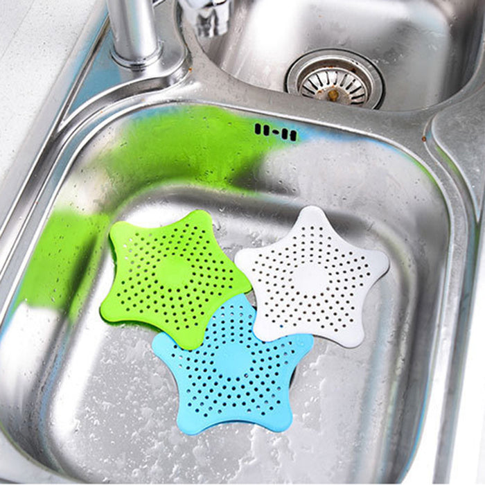 3pcs Silicone Starfish Drain Filters – Hair Catchers