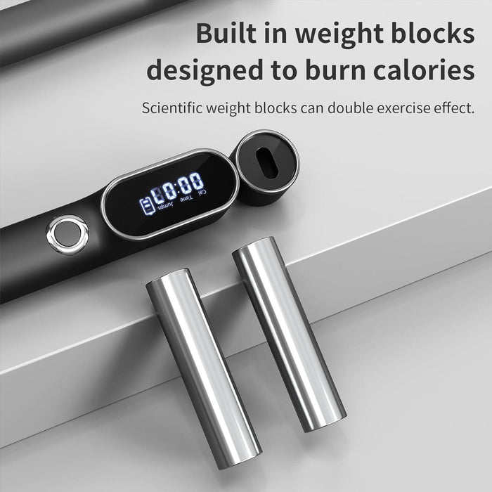 2-in-1 Digital Cordless Skipping Rope – Adjustable