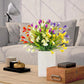 5 Bundles Artificial Calla Lilly Realistic UV Resistant Fake Flowers Faux Plastic Long Stem Plants For Indoor Planter Home Porch Yard Spring Summer Cemetery Decor - The Peppermint Room