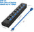 USB HUB 7 Port High Speed 3.0 USB Multi Splitter Desktop PC Laptop Adapter 5Gbps - The Peppermint Room