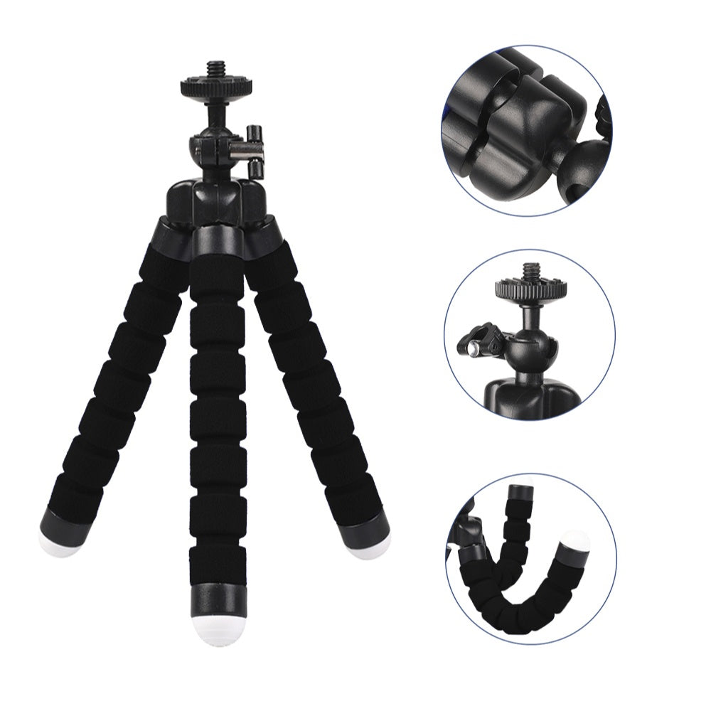 Flexible Small Octopus Mount Mini Tripod Bluetooth Remote Stand Holder I Phone - The Peppermint Room