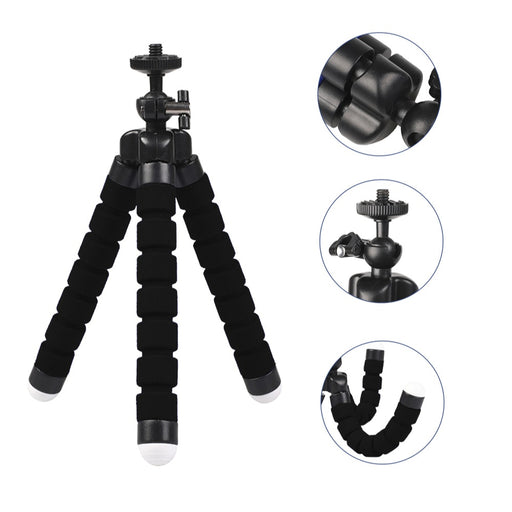 Flexible Small Octopus Mount Mini Tripod Bluetooth Remote Stand Holder I Phone - The Peppermint Room