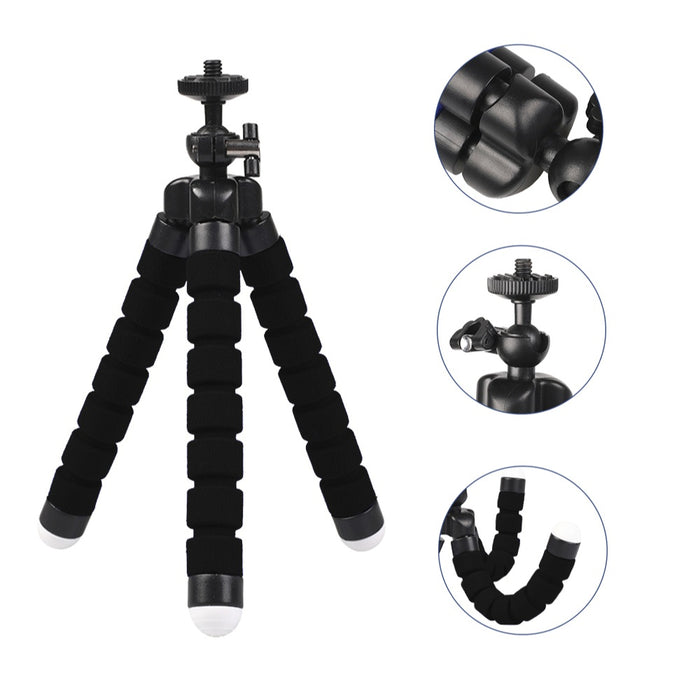 Flexible Small Octopus Mount Mini Tripod Bluetooth Remote Stand Holder I Phone - The Peppermint Room