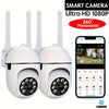 White Little Bee Camera smart 1080P HD 360 panoramic wireless security cameras with mobile app control