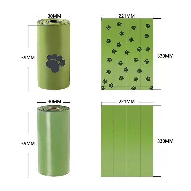540 Bags High Quality Heavy Duty Large Biodegradable Dog Poo Bags Eco Poo Waste - The Peppermint Room