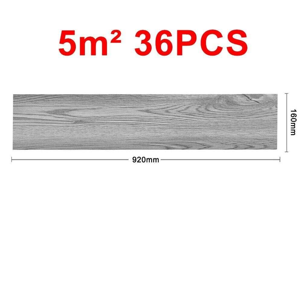 5m² self-adhesive wood effect vinyl floor planks tiles for easy installation and bathroom decor