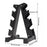 3Tier Dumbbell Rack Storage Stand Tree Hex Vertical Weight Wide Home Gym Fitness - The Peppermint Room