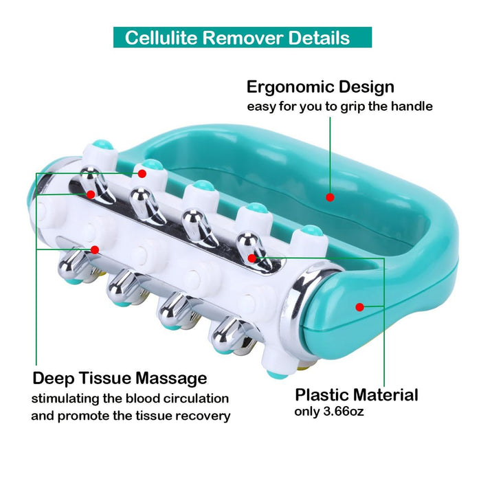 Cellulite Massager Fascia Release And Muscle Massage Roller Mini Trigger Point Deep Tissue Myofascial Release Tool Body Massager For Men And Women - The Peppermint Room