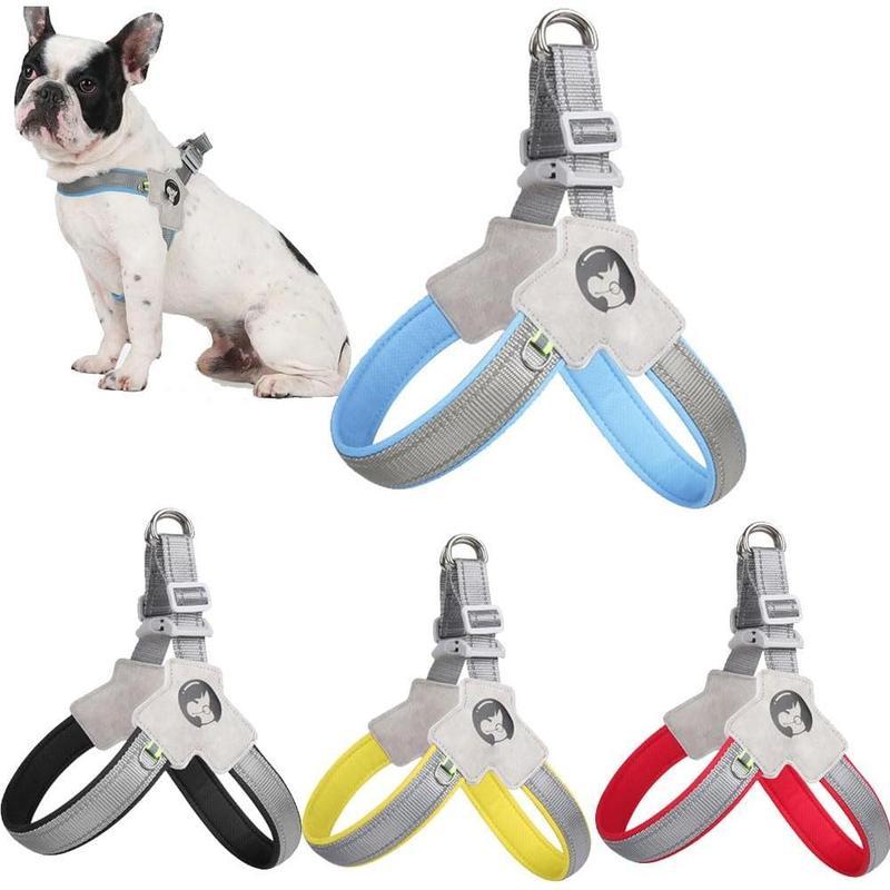 Pet Dog Cat Harness, Pet Harness With LeashSet, Adjustable Puppy Harness ComfortableReflective Easy Control Dog With Leather Leash,.No-Pull No Choke Pet Harness For TrainingWalking - The Peppermint Room