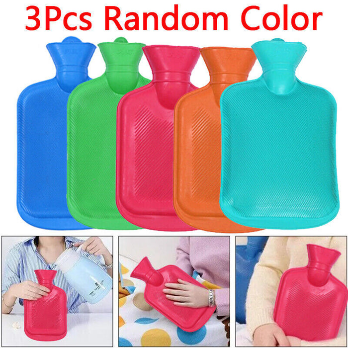 3-Pack 2L Hot Water Bottles – Pain & Heat Relief