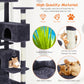 Multi Functional Cat Treehouse Cat Climbing Frame - The Peppermint Room