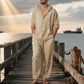 Hooded Long-sleeved Shirt Trousers Casual Suit Men - The Peppermint Room