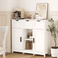 Cabinets With Drawers And Shelves, Living Room, Bedroom, Bathroom Decor Cabinets Furniture Home Decor - White - The Peppermint Room