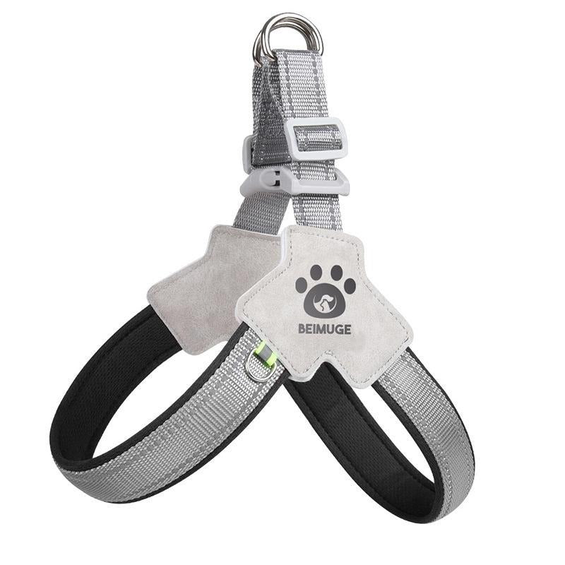 Pet Dog Cat Harness, Pet Harness With LeashSet, Adjustable Puppy Harness ComfortableReflective Easy Control Dog With Leather Leash,.No-Pull No Choke Pet Harness For TrainingWalking - The Peppermint Room