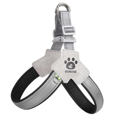 Pet Dog Cat Harness, Pet Harness With LeashSet, Adjustable Puppy Harness ComfortableReflective Easy Control Dog With Leather Leash,.No-Pull No Choke Pet Harness For TrainingWalking - The Peppermint Room