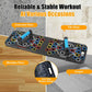 Multifunctional Push Up Board Home Strength Training Equipment With 15 Fitness Accessories Pilates Bar Resistance Band Roller Wheel Full Body Workout Home Gym Equipment - The Peppermint Room