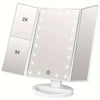 Foldable LED Mirror Illuminated Make Up Mirror Cosmetic Vanity With Light Stand - The Peppermint Room