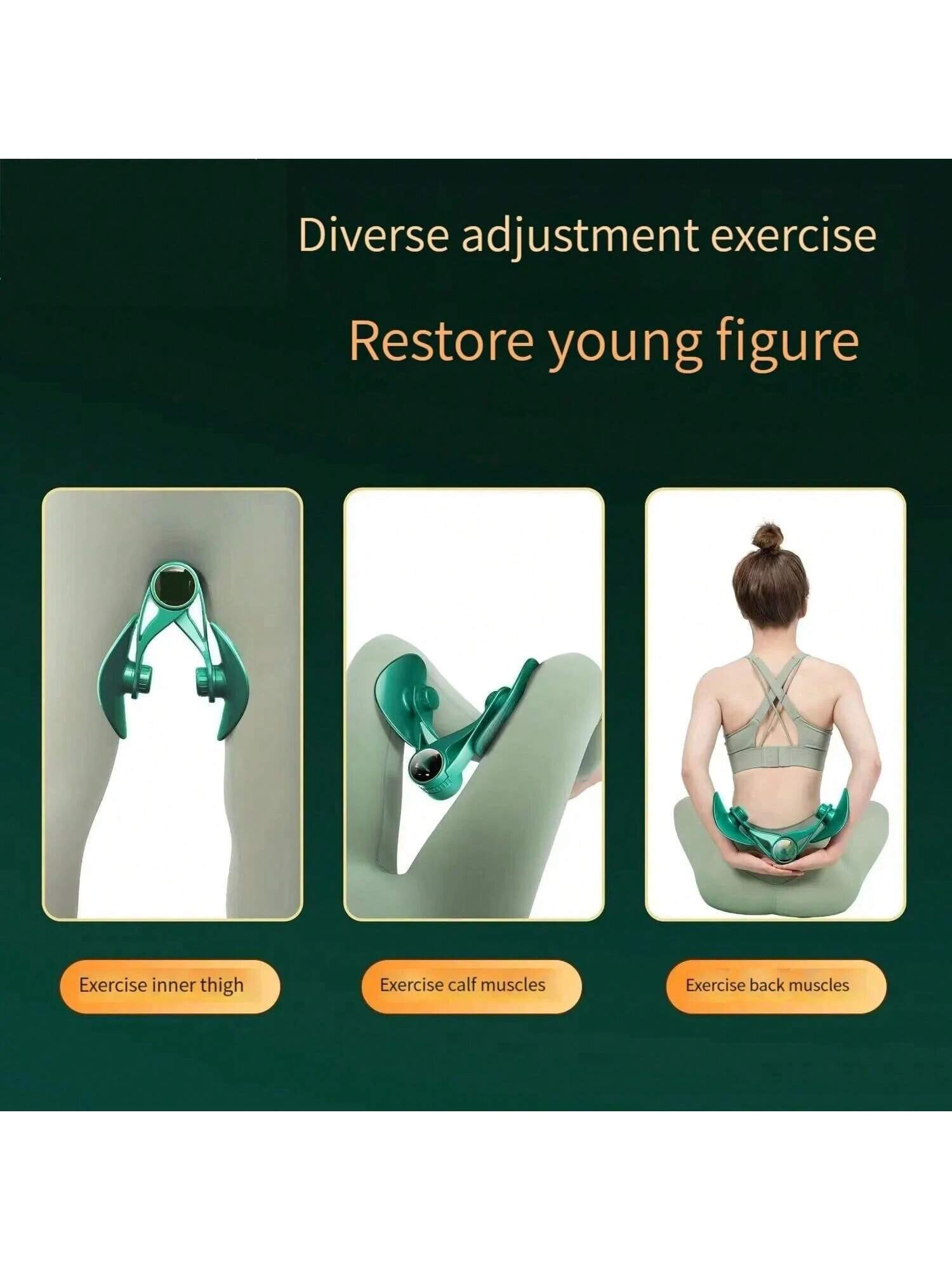 Women's Three-level Strength Band Counting Display Resistance Band Thigh Trainer Inner Thigh Trainer Pelvic Floor Exercise Equipment Kegel Exerciser - The Peppermint Room