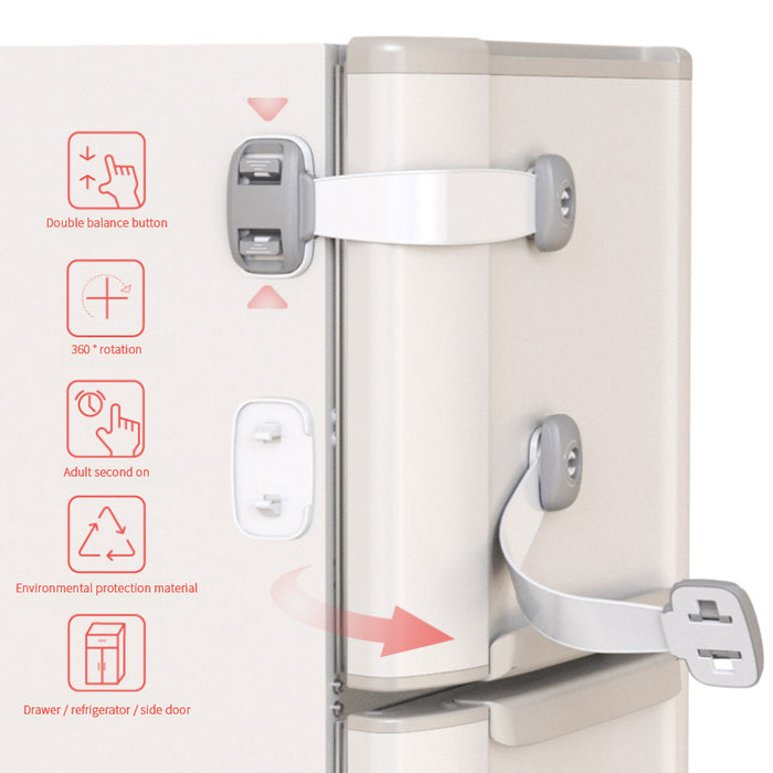 Child Safety Cabinet Locks – No Drill, Easy Install