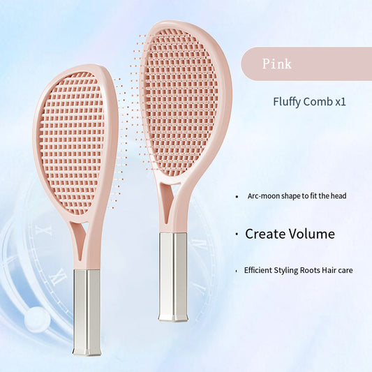 Hair Comb Tennis Racket Fluffy Combs High Skull Top Hair Artifact Airbag Cushion Massage Comb Barber Tools Hair Detangler Hairbrus - The Peppermint Room