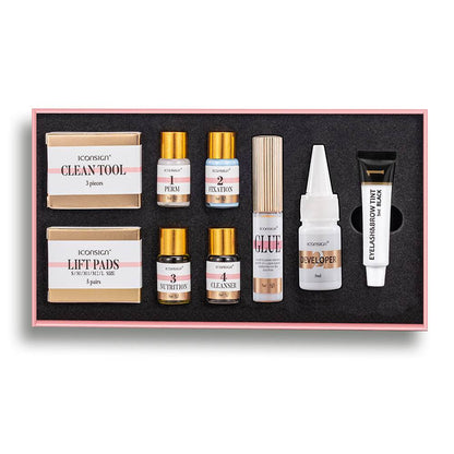 ICONSIGN Lash Lift EyeLash Eyebrow Dye Tint Kit Lashes Perm Set Brow Lamination Makeup Tools - The Peppermint Room