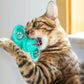 New Windmill Cat Toys Cute Rotating Interactive Cat Toy - Indoor Windmill Cat Toy With Suction Cup Catnip & Jagged Teeth Middle Ball, Smart Kitten Rotating Spinner Exercise Toy, Toothbrush & Massager - The Peppermint Room