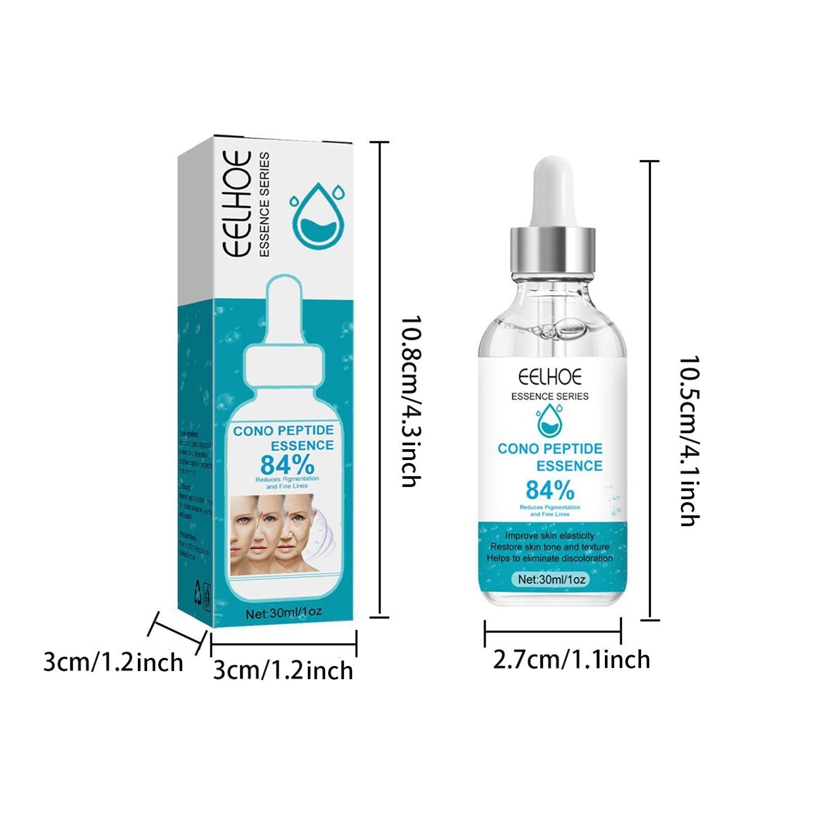 EELHOE Aquatic Dendrobatid Peptide Anti-Wrinkle Serum For Skin Repair, Targeting Fine Lines Around The Eyes And Mouth, And Firming Wrinkles For Enhanced Skincare - The Peppermint Room