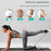Ankle Resistance Band With Straps Women's Home Hip Ankle Exercise Fitness Equipment - The Peppermint Room