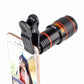 HD 8X Clip On Optical Zoom Telescope Camera Lens For Universal Mobile Cell Phone - The Peppermint Room