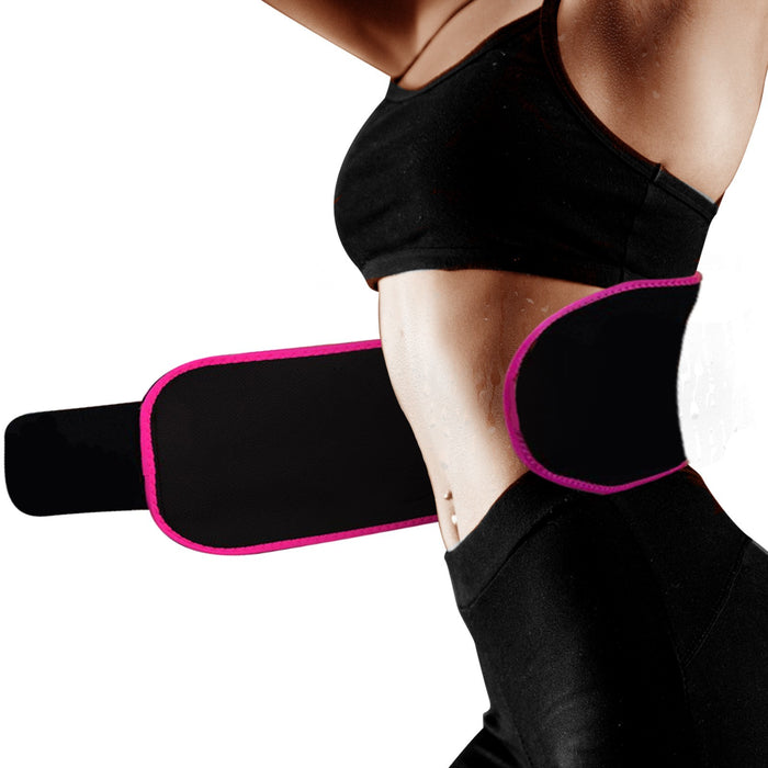 Women Men Fat Burner Waist Trimmer Belt Weight Loss Sweat Slim Wrap Fat Burning Straps - The Peppermint Room