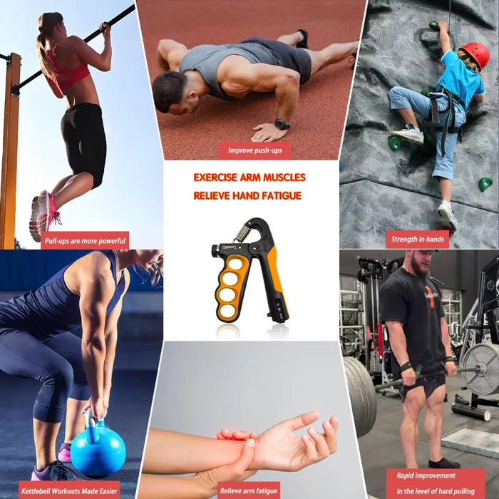Adjustable Hand Gripper – 5–100kg Strength Trainer