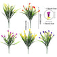 5 Bundles Artificial Calla Lilly Realistic UV Resistant Fake Flowers Faux Plastic Long Stem Plants For Indoor Planter Home Porch Yard Spring Summer Cemetery Decor - The Peppermint Room