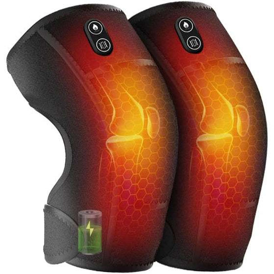 Heated Knee Massager With Vibration, Cordless Heating Pad For Knees, Shoulders And Elbows To Relieve Deep Tissue Pressure, Knee Warming Kit, Heated Knee Pads For Men, Women And Seniors - The Peppermint Room