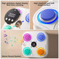 Smart Punching Boxing electronic music machine with LED, Bluetooth, digital display, and soft target surface for home training.